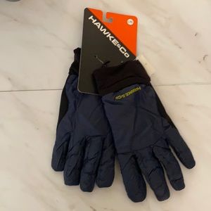 HAWKE & CO light weight nylon glove navy